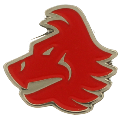 Odznak, červený vlk