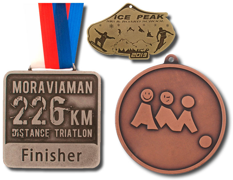 Medaile sportovní finisher, zimní medaile ice peak 