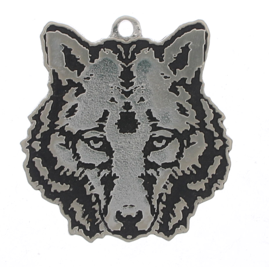 Medaile pro děti - vlk přívěšek pro děti. Přívěšek psa na krk